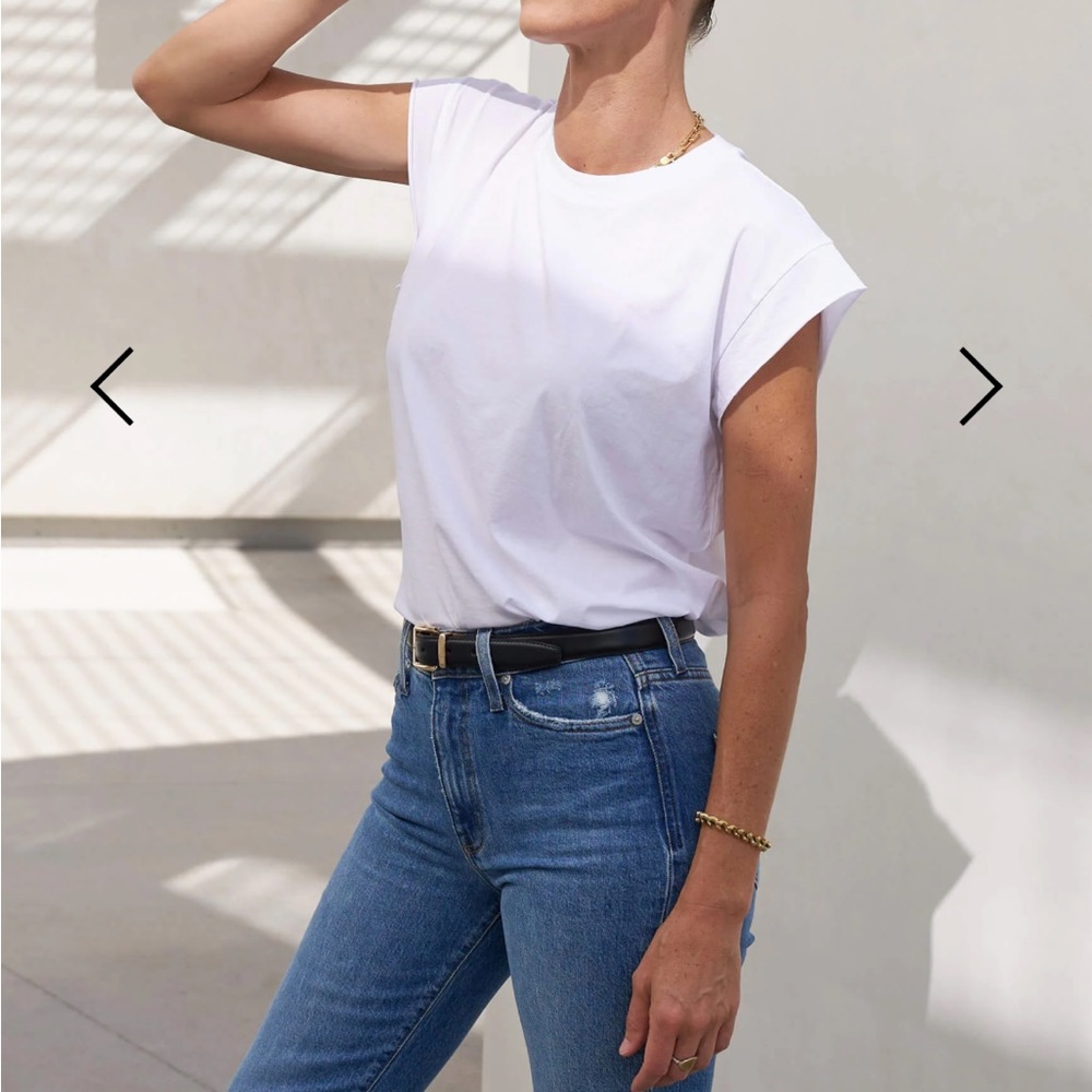 Like new, AYR White Supercool Tee, Size XS